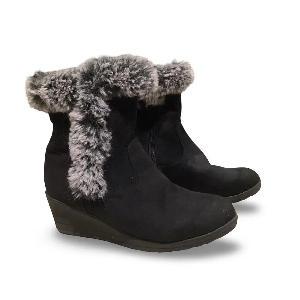 Girl Waltry Wedge Booties